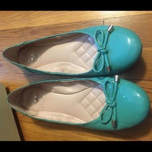 Turquoise patent leather Vince Camuto